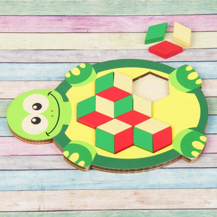 Мозаика-головоломка "Черепашка"