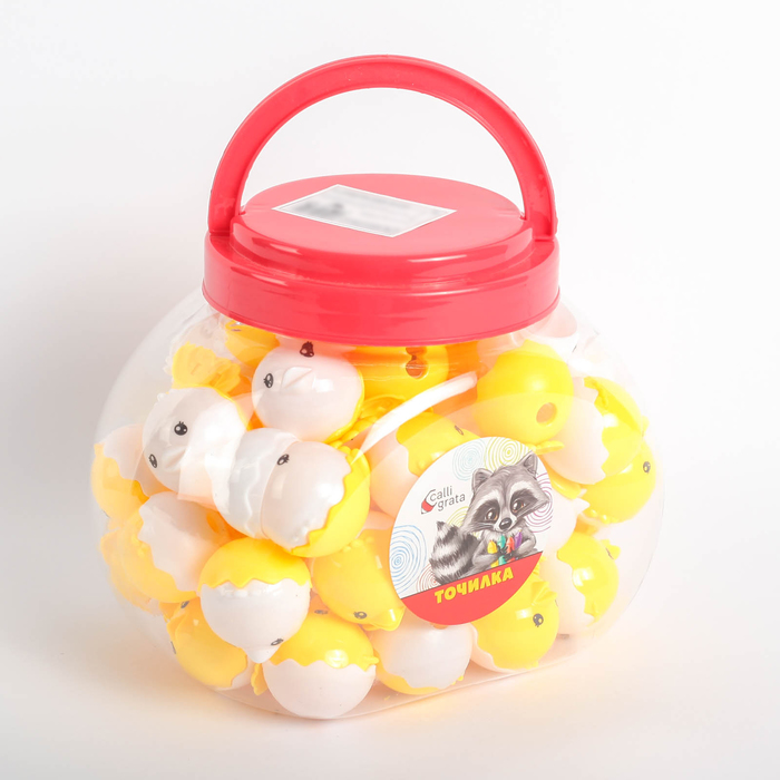 Точилка МИКС с контейнером Цыпленок