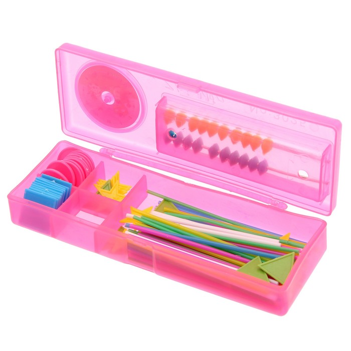 Обучающий материал в шкатулке "Пенал" со счётами, МИКС