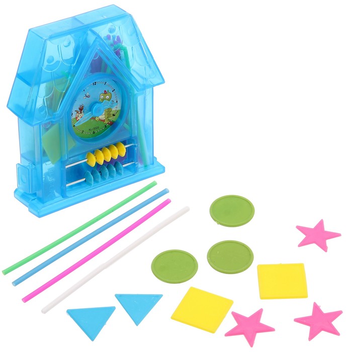 Обучающий материал в шкатулке "Домик", МИКС