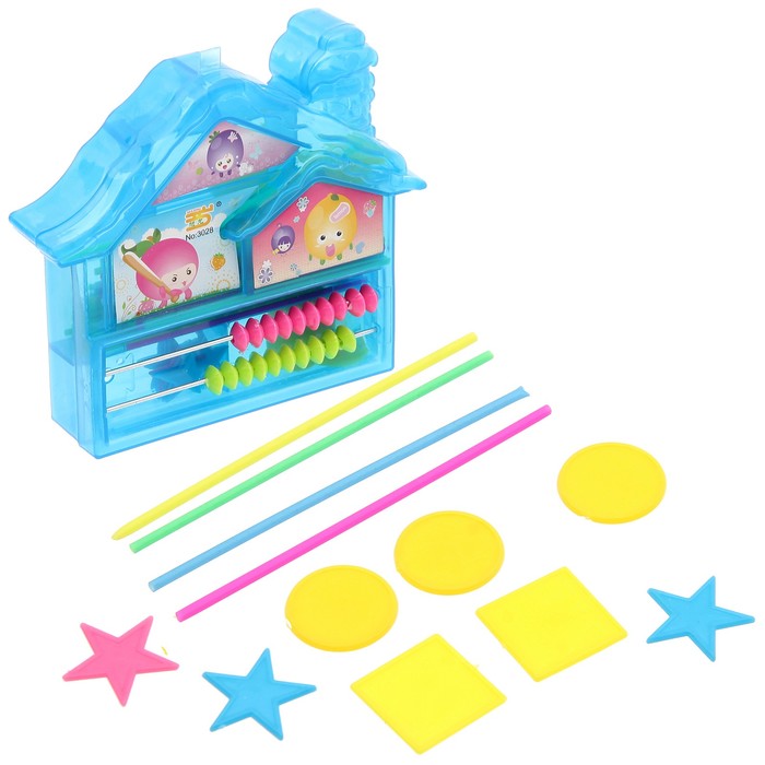 Обучающий материал в шкатулке "Домик с трубой", МИКС