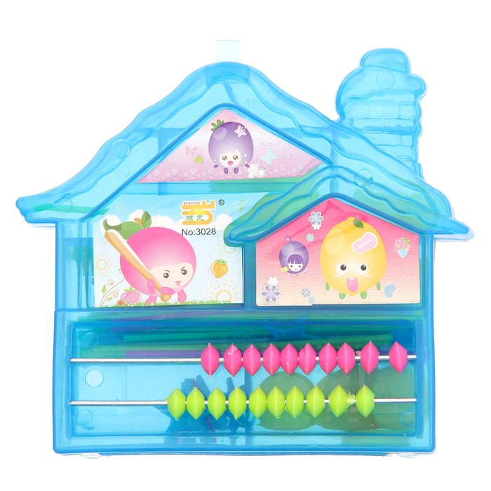 Обучающий материал в шкатулке "Домик с трубой", МИКС