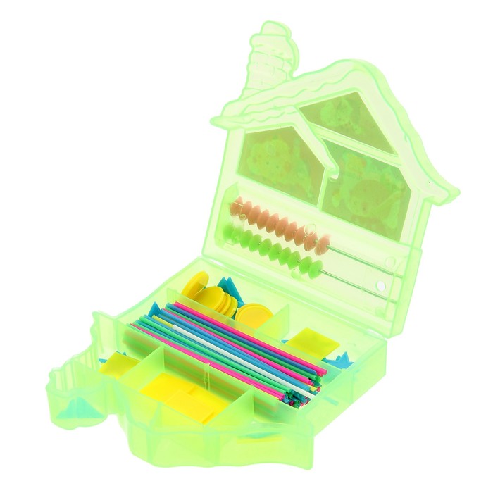 Обучающий материал в шкатулке "Домик с трубой", МИКС