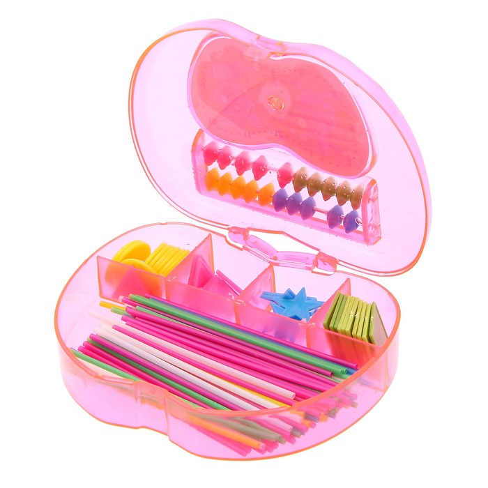 Обучающий материал в шкатулке "Яблоко", МИКС