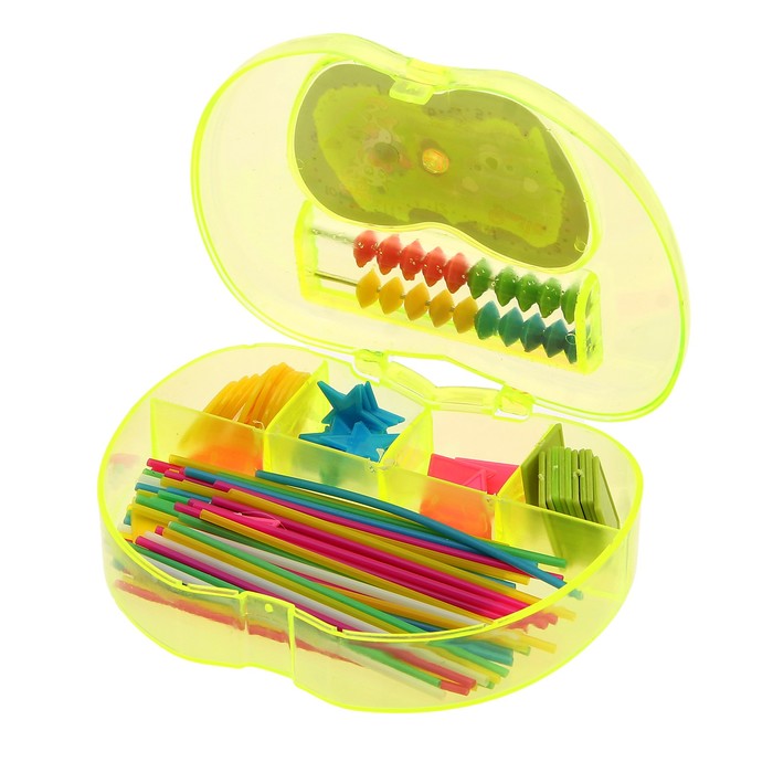 Обучающий материал в шкатулке "Яблоко", МИКС