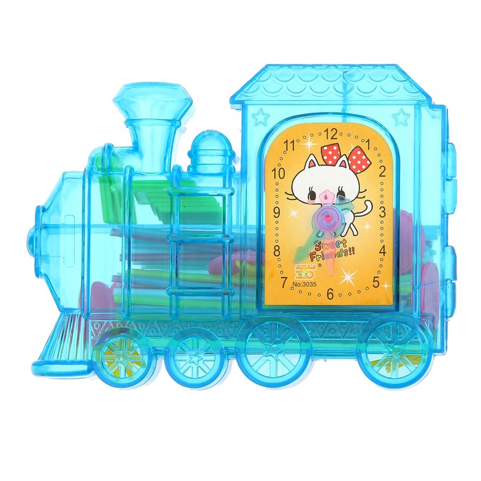 Обучающий материал в шкатулке "Паровоз", МИКС