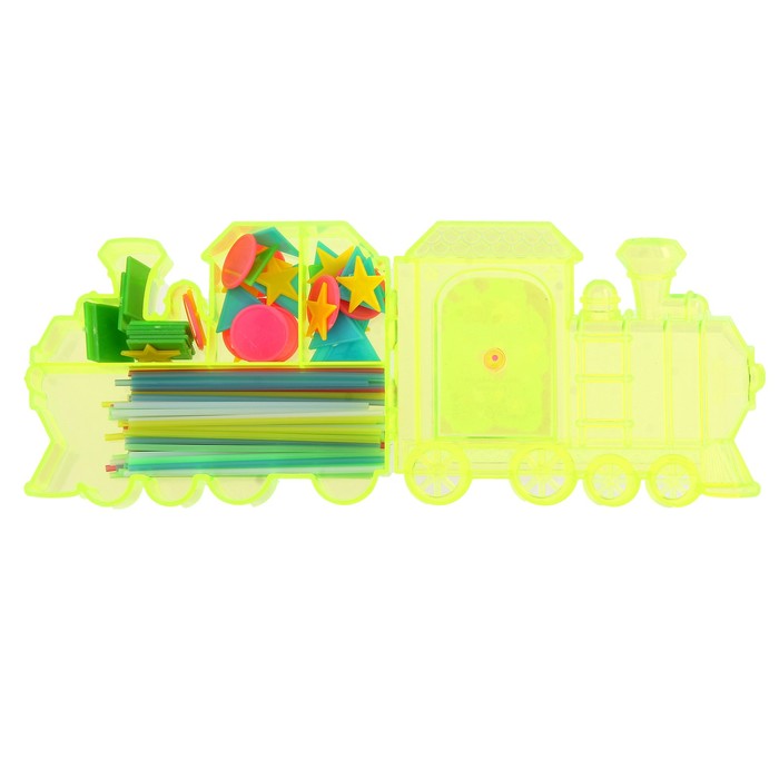 Обучающий материал в шкатулке "Паровоз", МИКС