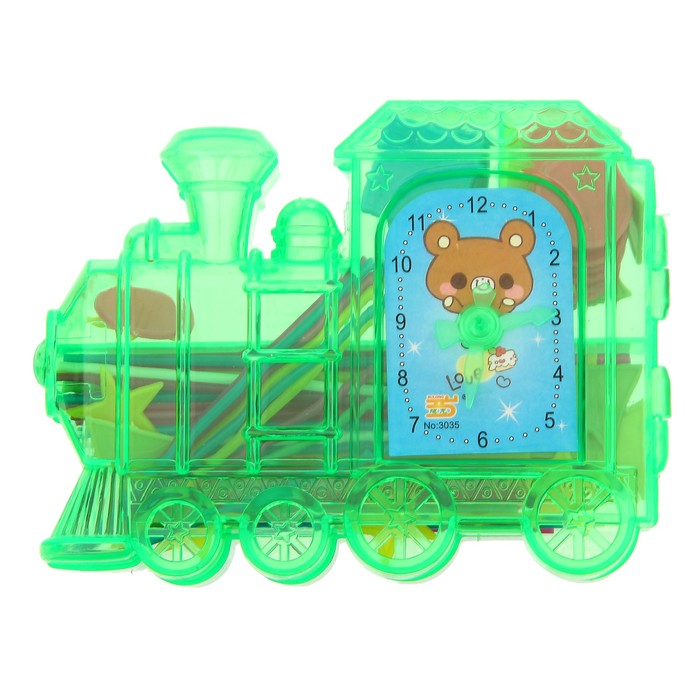 Обучающий материал в шкатулке "Паровоз", МИКС