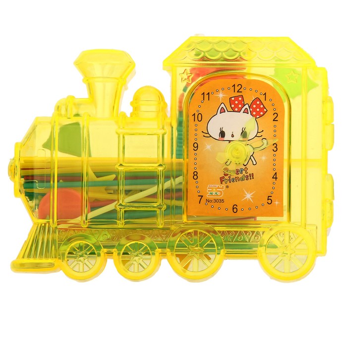 Обучающий материал в шкатулке "Паровоз", МИКС