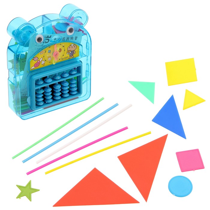 Обучающий материал в шкатулке "Медвежонок", МИКС