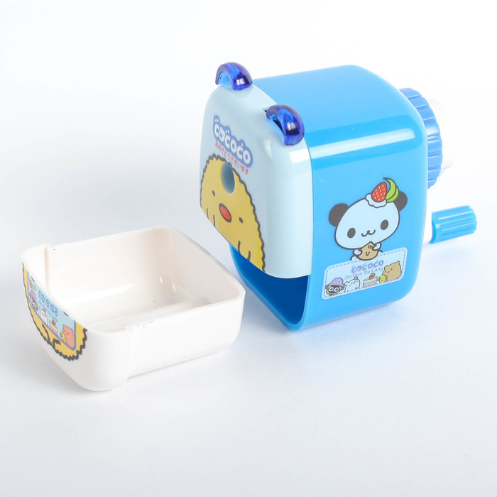 Точилка механическая с контейнером МИКС Зверьки