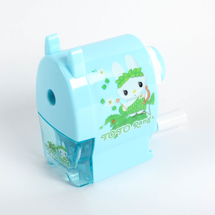 Точилка механическая с контейнером МИКС Зайки