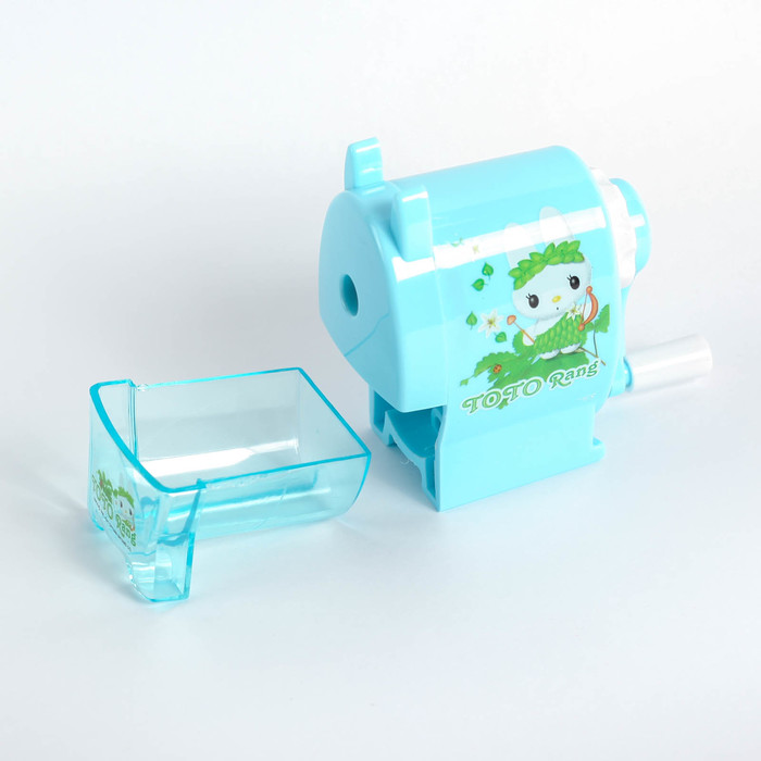 Точилка механическая с контейнером МИКС Зайки