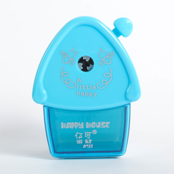 Точилка механическая с контейнером МИКС Домик