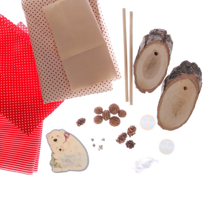 Фигурки на подставке «Домики эльфов», набор для шитья, 10,7 × 16,3 × 5 см