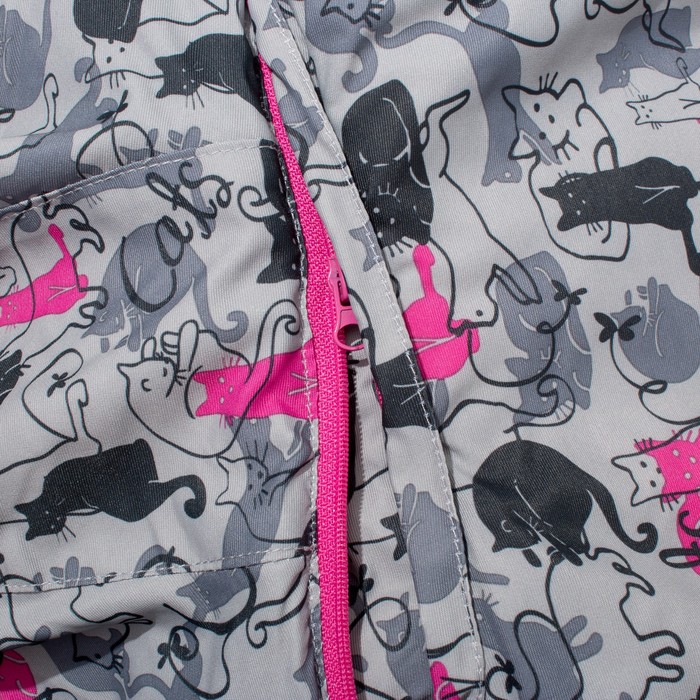 Комплект зимний для девочки (куртка, брюки), рост92см, цвет серый MW27107_М