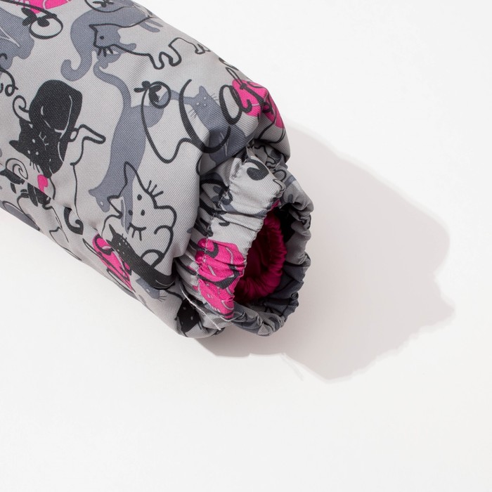 Комплект зимний для девочки (куртка, брюки), рост92см, цвет серый MW27107_М