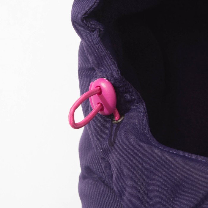 Парка зимняя для девочки, рост 128 см, цвет пурпурный MW27110