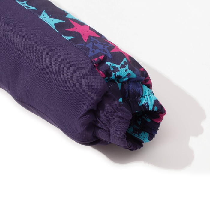 Парка зимняя для девочки, рост 140 см, цвет пурпурный MW27110