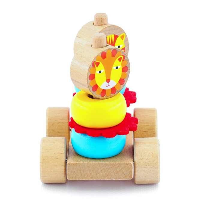 Каталка-пирамидка "Львы"