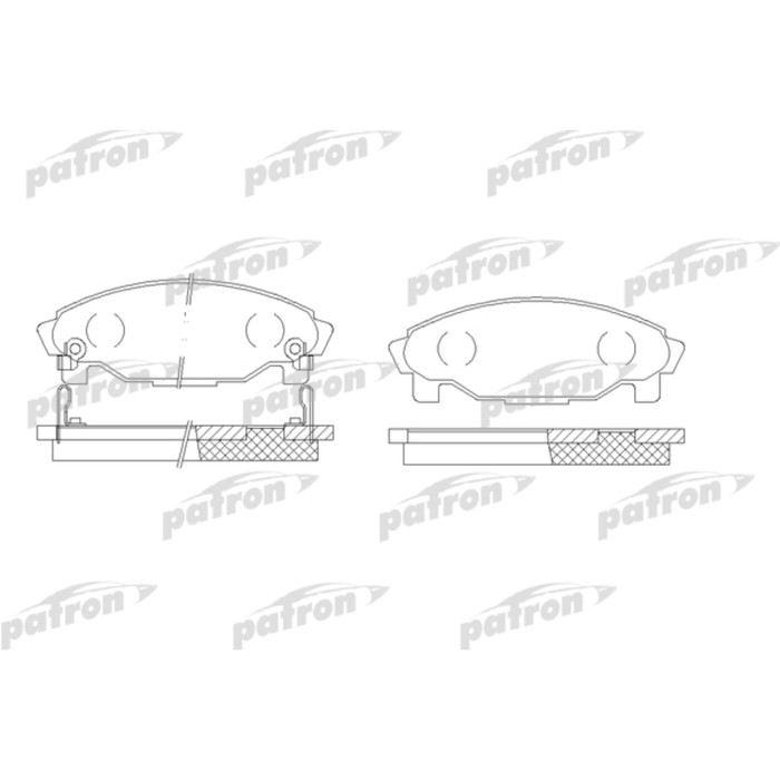 Колодки тормозные Patron PBP1009