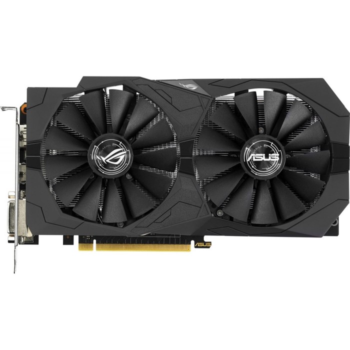 Видеокарта Asus GeForce GTX 1050TI STRIX GAMING OC, 4G, 128bit, GDDR5, 1379/7008, Ret