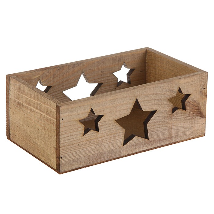Ящик "Звезды", венге, 24.5 х 14.5 х 9 см