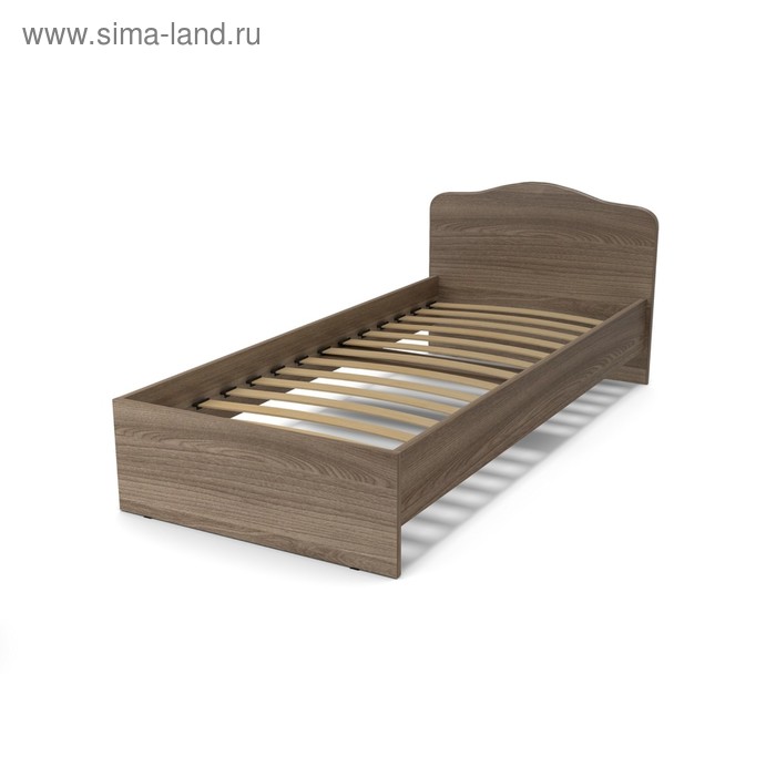 

Кровать 90 с орт.основанием Альфа 22 (952х760х2038) - ясень шимо темный