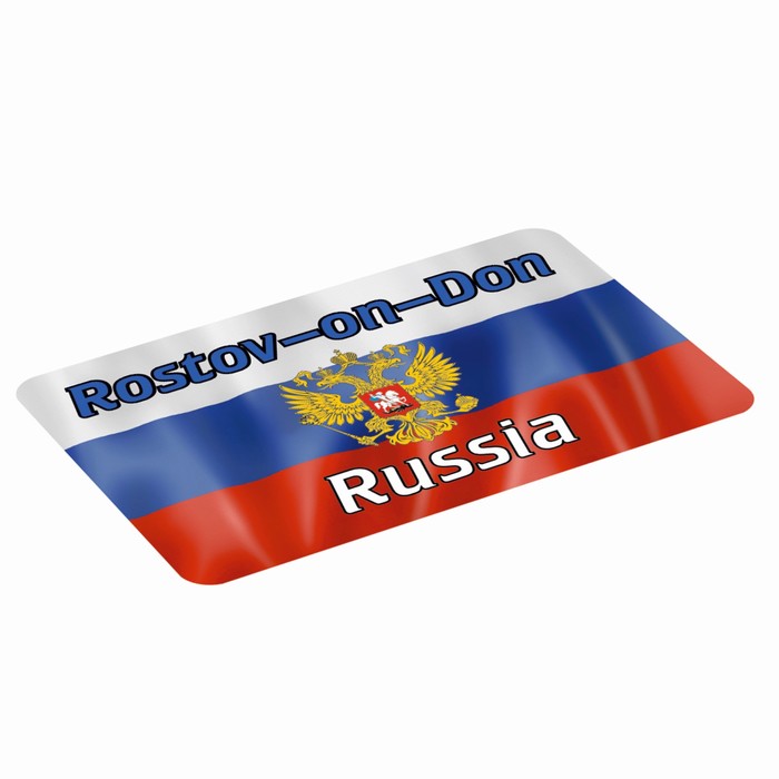 Магнит полимерный "Ростов-на-Дону" герб, 9х6см