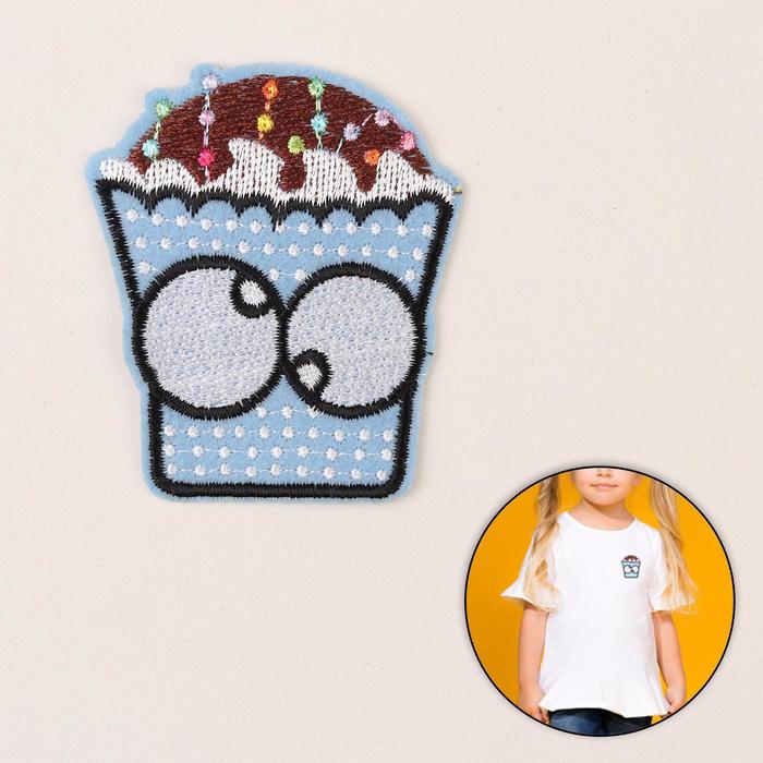 Термоаппликация "Кекс", 7*6см