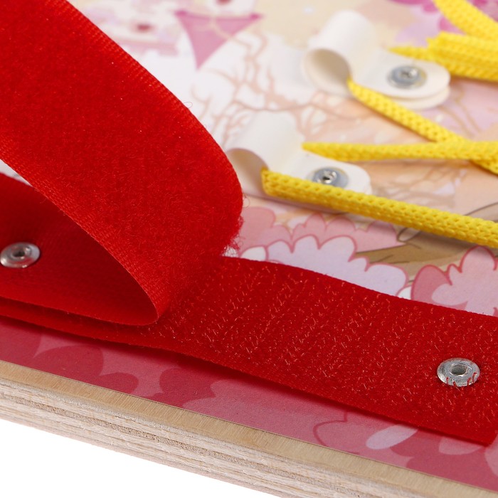 Бизиборд "Принцесса и единорог" 25 х 25 см