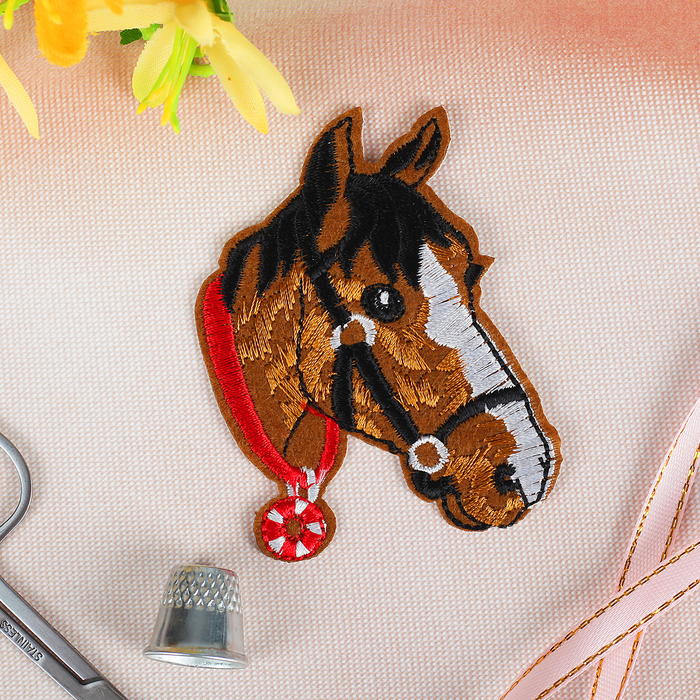 Термоаппликация "Лошадь", 8*5,5см