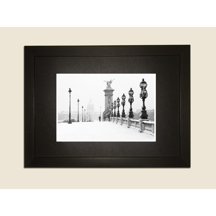 Картина в дизайнерской раме "Каменный мост в Германии" серии Black, 30х20см