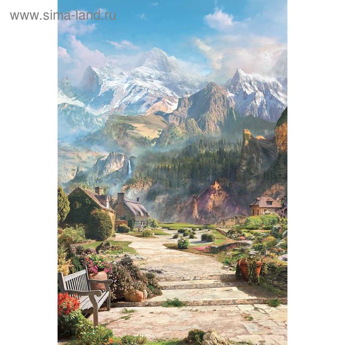 Панно Городок в горах К-219 (2 полотна), 200x300 см обои артполиграф городок в горах