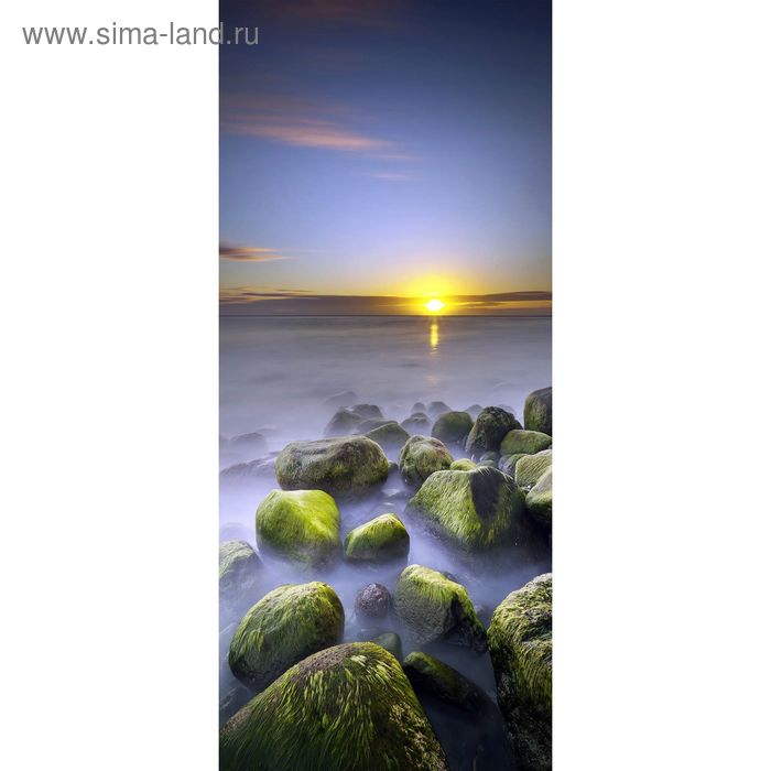 Фотообои Каменистый пляж С-031 (1 полотно), 95x220 см