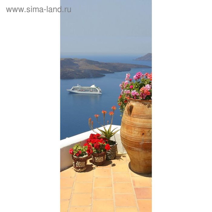 фотообои курорт в греции с 039 1 полотно 95x220 см Фотообои Курорт в Греции С-039 (1 полотно), 95x220 см