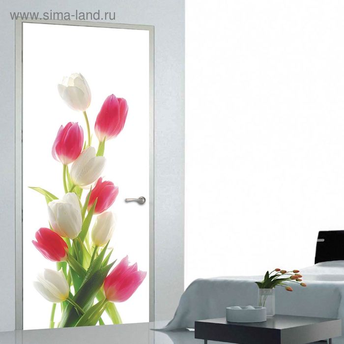 фото Фотообои "цветы тюльпаны" с-049 (1 полотно), 95x220 см antimarker door's