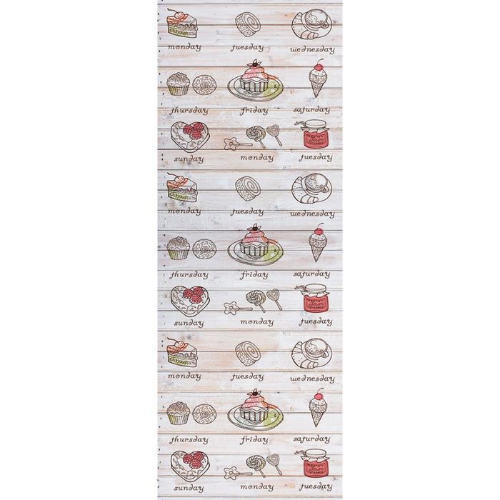 Фотообои "Ванильный микс" M 134 (1 полотно), 100х270 см