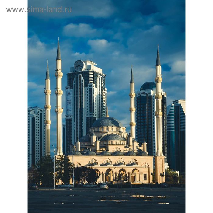 Фотообои Мечеть Сердце Чечни M 2507 (2 полотна), 200х270 см