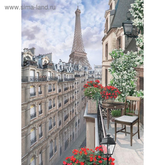 Фотообои Париж M 271 (2 полотна), 200х270 см фотообои уютный дворик m 203 2 полотна 200х270 см