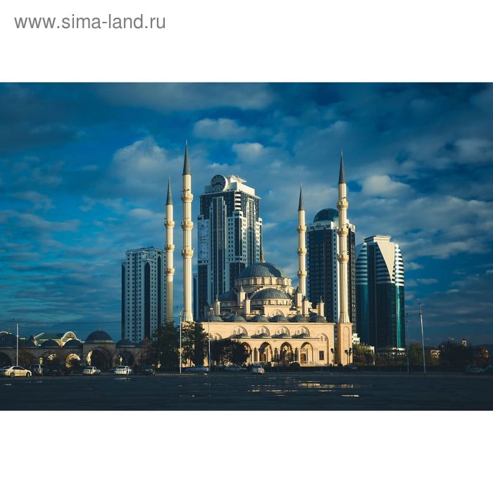 Фотообои Мечеть Сердце Чечни M 7507 300x200 см(3 полотна), 300х200 см
