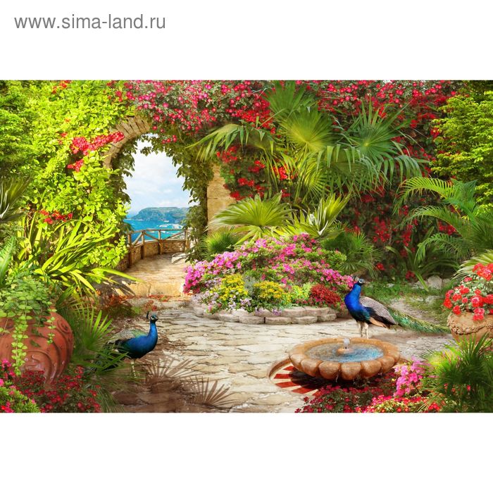 Фотообои Тропический рай M 776 (3 полотна), 300х200 см