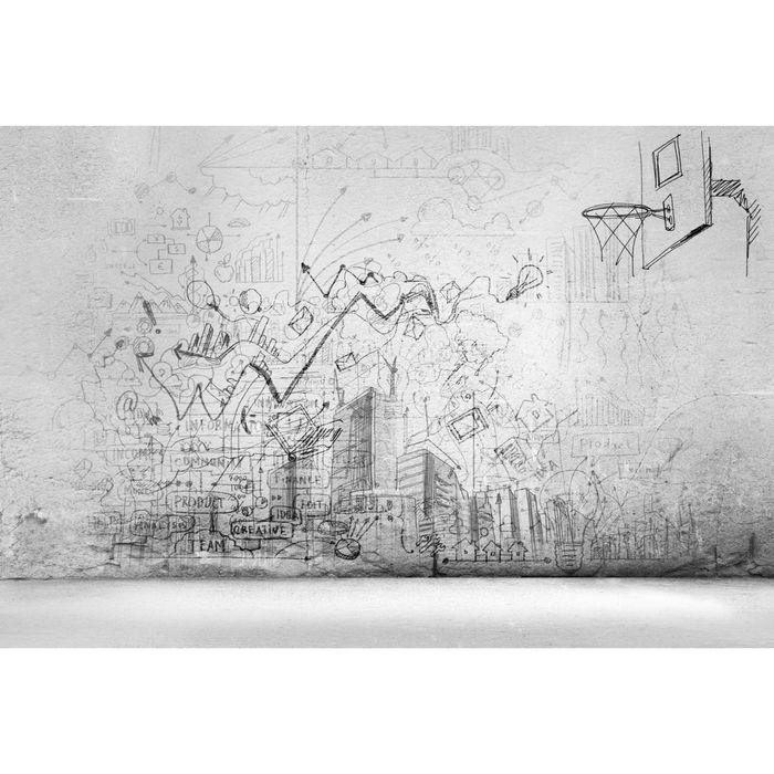 Фотообои "Мужской лофт" M 494 (4 полотна), 400х270 см