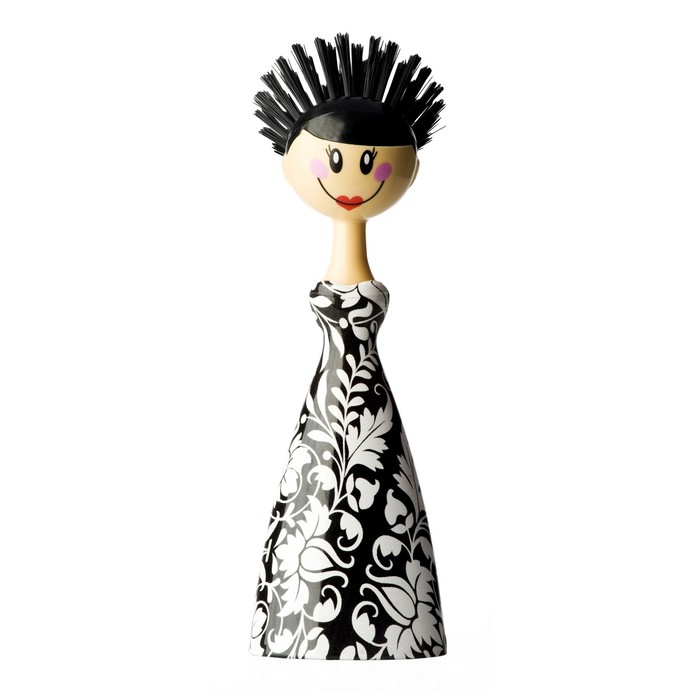 Щетка для посуды DOLLS, цвет МИКС
