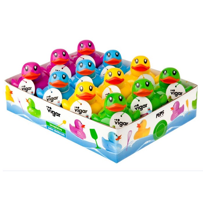 Щетка для посуды Ducks, цвет МИКС