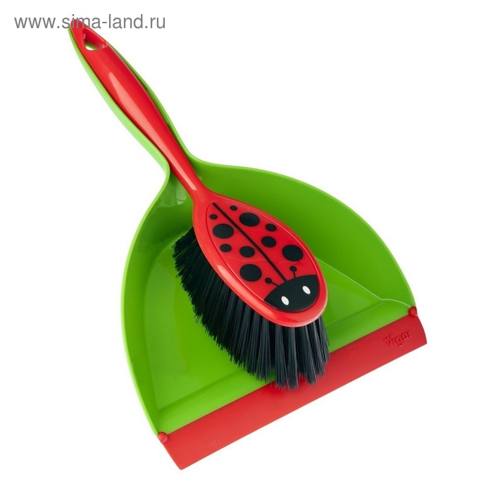 Набор для уборки Ladybug: совок + щётка