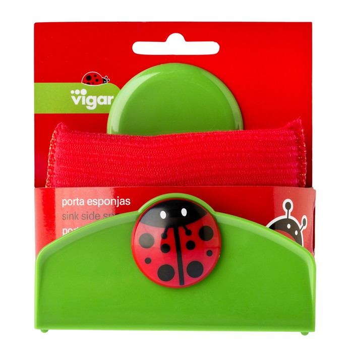 Подставка + губка для посуды LADYBUG