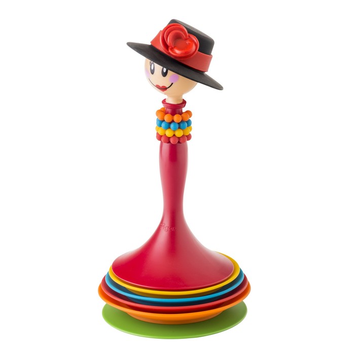 Набор подставок под стаканы 4шт + пробка для бутылки DOLLS