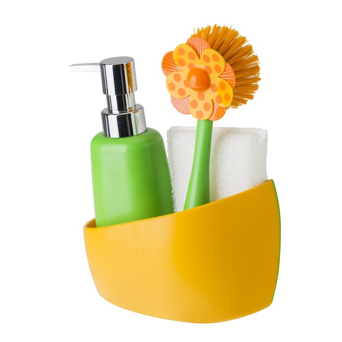 Дозатор, щетка для посуды, губка на подставке LOLAFLOR