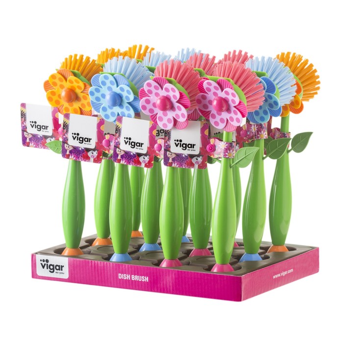 Щетка для посуды LOLAFLOR ASSORTED, цвет МИКС